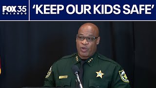 LIVE: Florida sheriffs on keeping kids safe at schools
