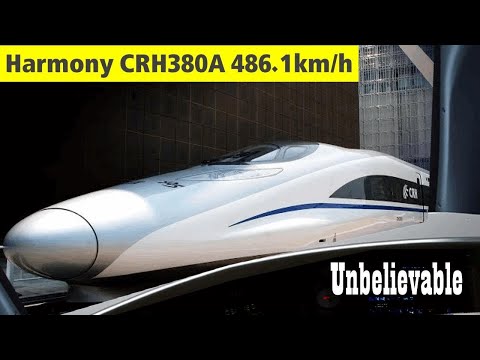 most powerful speed of chinese bullet train  CRH380A