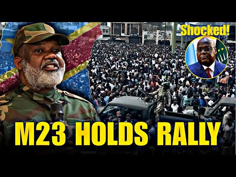 M23 Shakes the World: Holds Rally in Captured DRC City, Thousands Attend | GOMA