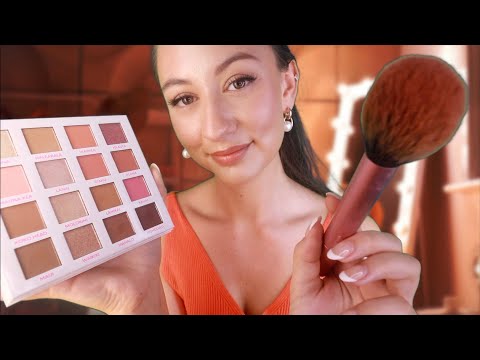 ASMR Doing Your Summer Glowy Makeup ✨ Personal Attention for SLEEP