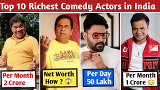 Top 10 Richest Comedy Actors in India | Kapil Sharma, Brahmanandam, Johny Lever, Rajpal Yadav 
