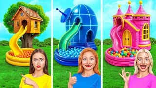 Una Casa De Color Rica VS Pobre VS Mega Rica | Situaciones Divertidas por Multi DO Smile