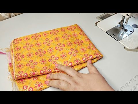 😱 Amazing idea to Re-use leftover fabric / बचे Brocade के कपड़े से बनाएं ख़ूबसूरत Sleeves Design