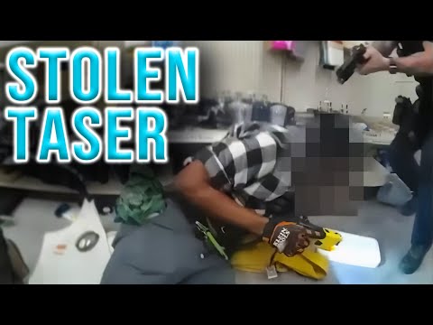 Suspect Steals Cop's Taser