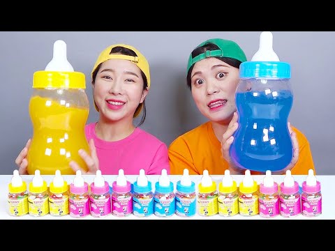 Botella de gelatina de caramelo Mukbang DONA