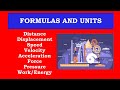 Physics Concepts: Force, Pressure, and Motion