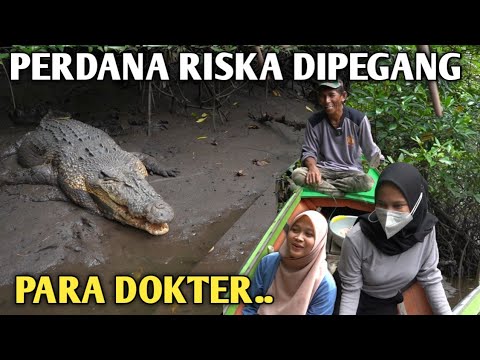 jantung aman dok❗perdana dokter datang ketemu buaya riska ,reaksinya❓