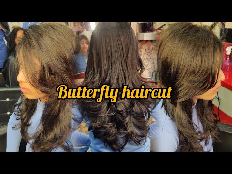 butterfly haircut  🦋 class Demonstration, Butterfly haircut আজকের স্টুডেন্টদের দেখালাম,?