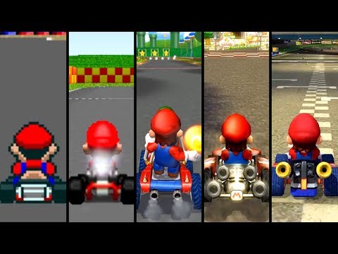 Evolution of Mario Courses in Mario Kart (1992-2019)