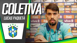 COLETIVA LUCAS PAQUETÁ | AO VIVO | Seleção Brasileira - Copa do Mundo 2026