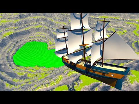 Beamng drive - Leap Of Death Car Jumps & Falls Into Green Slime Pool #6