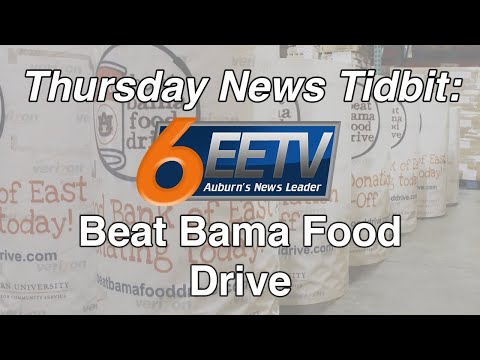 Thursday News Tidbit: Beat Bama Food Drive