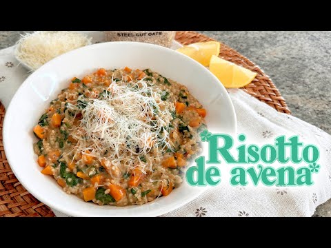 RISOTTO DE AVENA CON CAMOTE (avena salada que si sabe deliciosa)