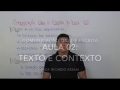 Compreensão de Texto e Contexto