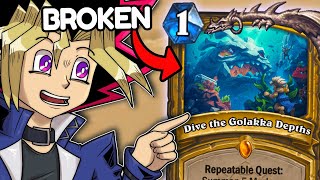Yugioh Player Rates NEW Ungoro Hearthstone Quest