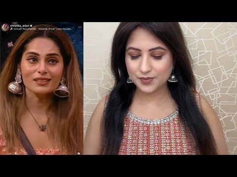 Lakme CC Cream Full Face Makeup Tutorial No Foundation | Indian Wedding Guest Shrutika inspired