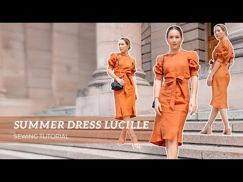 SUMMER DRESS LUCILLE: Sewing Tutorial - THISISKACHI DIY