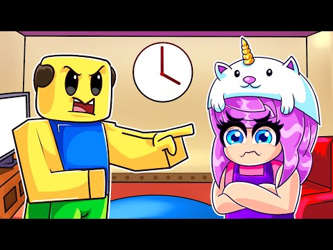 4PM BEDTIME?! 😤 NO WAY! Strict Dad (Roblox)