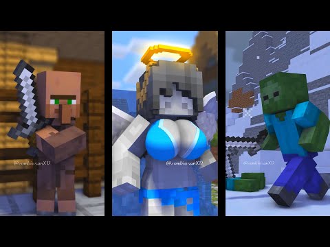 Best of Zombie San - Minecraft Shorts Animation Part3