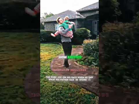 Boy THANKED DAD FIRST Before Touching The Gift 🥹😭