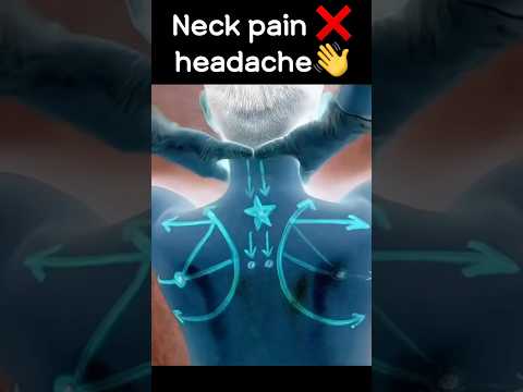 Headache neck pain relief massage #headacherelief #neckpainrelief #neckmassage