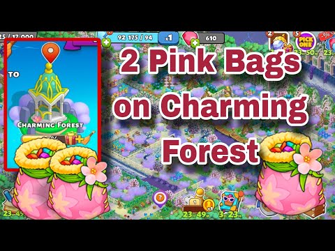 2 Pink Bags on Charming Forest | Charming Forest Pink Bag | Family Island | Oct 2024