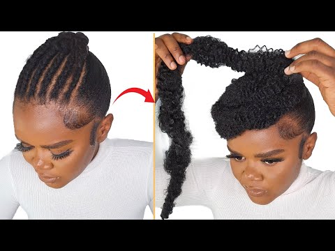 Gorgeous DIY Hairstyle/ Creative Protective Style To Try!!