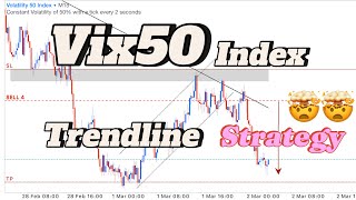VIX50 INDEX TRENDLINE ANALYSIS 🤯🤯‼️(small account)