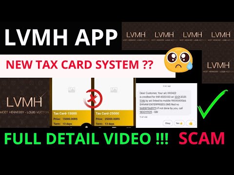 Lvmh App Tax Card Problem | Withdrawal Problem | | Lvmh Earning App | Lvmh App Today New Update