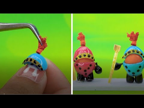 DIY Mini Brave Egg | MINIATURE IDEAS FOR DOLLHOUSE | #Shorts