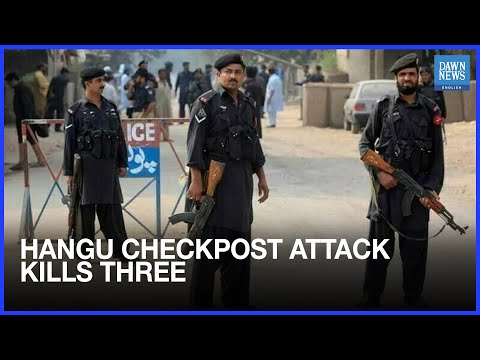 YouTube video thumbnail: 3 Cops Martyred in Terrorist Attack on Police Checkpost in Hangu: CTD