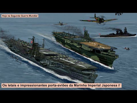 Os letais e impressionantes porta-aviões da Marinha Imperial Japonesa