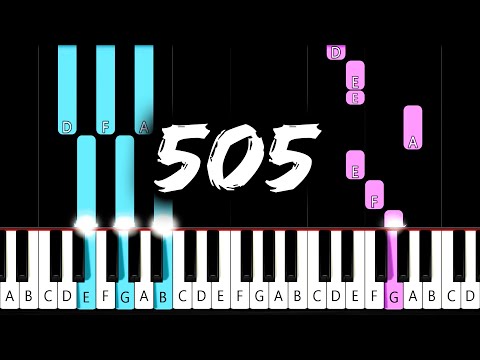 Arctic Monkeys - 505 - Piano Tutorial