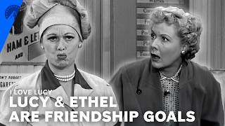 I Love Lucy | Lucy and Ethel's Most Chaotic Moments | Paramount+