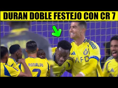 John DURAN DEBUT y DOBLE FESTEJO con CRISTIANO RONALDO HOY AL NASSR