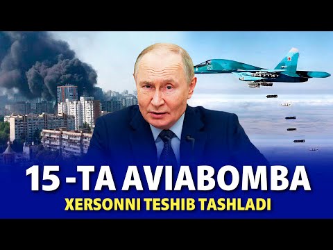 BUGUN TONGDA ROSSIYA XERSONGA ENG KUCHLI ZARBANI BERDI