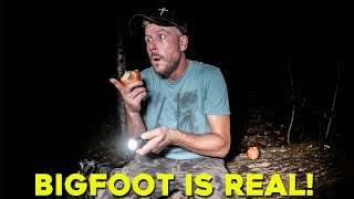 I Have Proof BIGFOOT EXISTS! Sasquatch Encounter while Camping in the HAUNTED WOODS