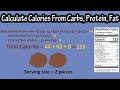 Caloric Values of Macronutrients