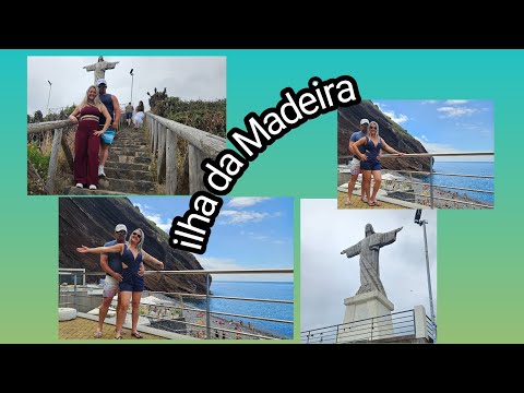 Cristo Rei.Talho do Caniço .Praia do Garajau. Ilha Madeira Vídeo n ° 1199