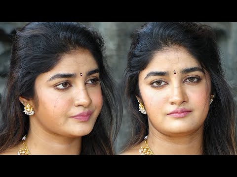 Dimple Hayathi Cute Expressions | Dimple Hayathi Funny Reaction | Tirumala Tirupati Temple |Distoday