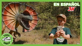 Selfies con dinosaurios 🦖 Videos de dinosaurios y juguetes para niños
