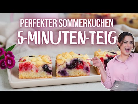Schnell & Einfach: Buttermilch-Beerenkuchen perfekt für den Sommer ☀️