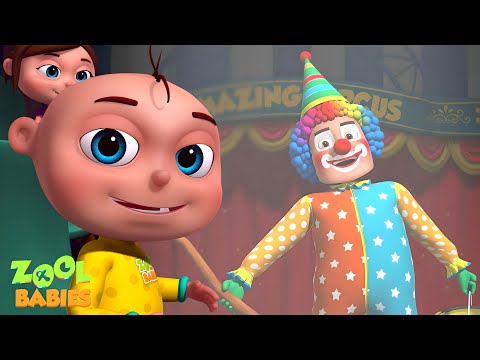 Zool Babies Visiting A Circus Song | Nursery Rhymes & Kids Songs | 3D Rhymes For Children