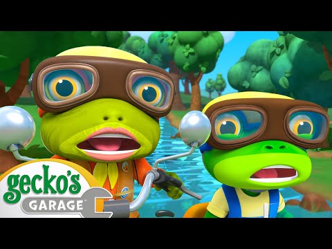 Motorcycle Mayhem | Gecko's Garage | Kids Road Trip! | Kids Songs and Stories