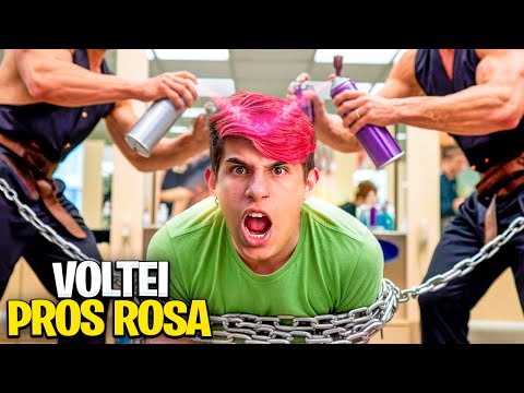 VOLTEI A TER CABELO ROSA! *não vou sair do grupo?