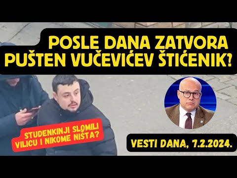 Vesti dana:Studenti blokirali Pupinov most,Vučićev plan da uguši proteste propao, isplivale prepiske