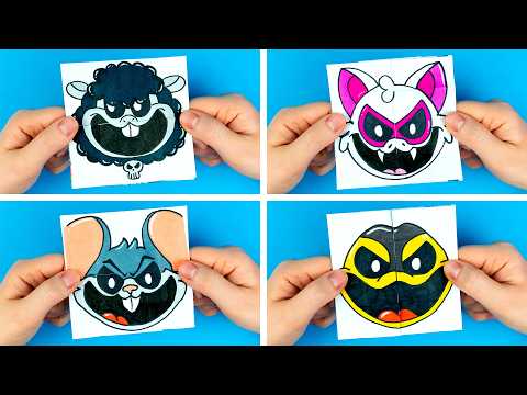 5 IDEAS FOR CRAFT with BOSSES NIGHTMARE CRITTERS | Baba Chops x Rabie Baby x Touille x Icky Licky