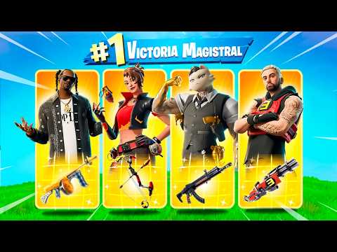 Me CONVIERTO en TODOS los JEFES de Fortnite Remix: Capítulo 2! (RETO ALEATORIO)