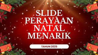 TEMPLATE NATAL KEREN DAN MENARIK MENGGUNAKAN POWERPOINT