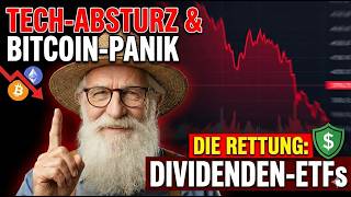 Tech Absturz & Bitcoin-Panik 🔥Wie Dividenden-ETFs mein Depot jetzt stabilisieren!